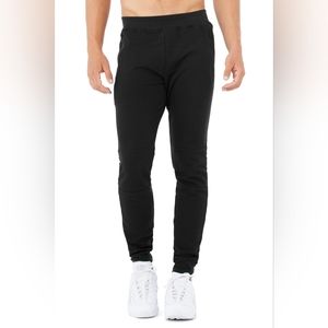 Alo yoga sweatpants (Impel)  large black waffle construction